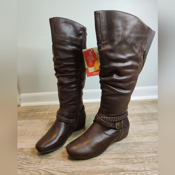 wear ever Shoes - NWT Wear Ever brown knee high boots size 7.5